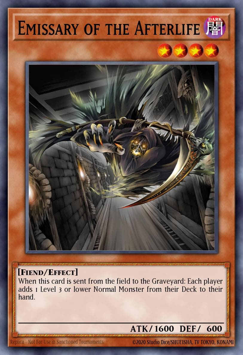 Emissary of the Afterlife — Champion Pack 1 Yu-Gi-Oh! card by KAZUKI TAKAHASHI