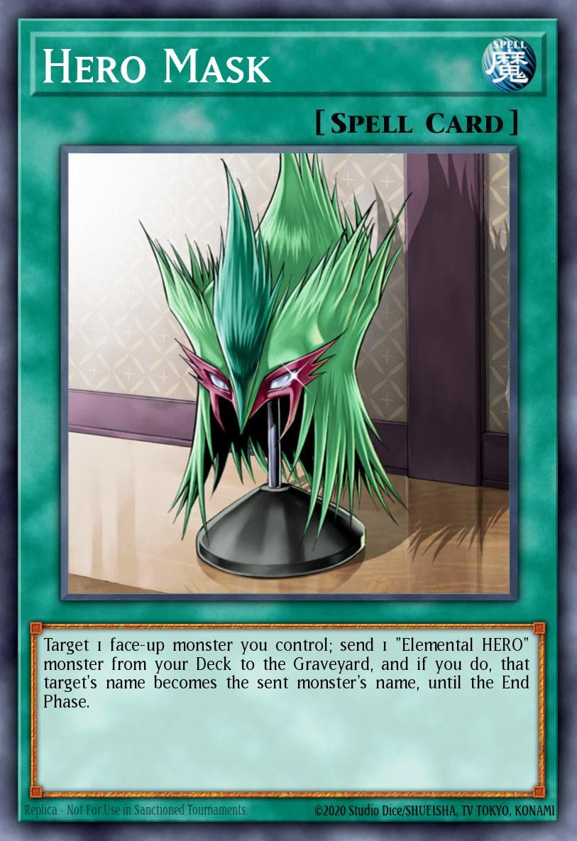 Hero Mask — Yu-Gi-Oh! card
