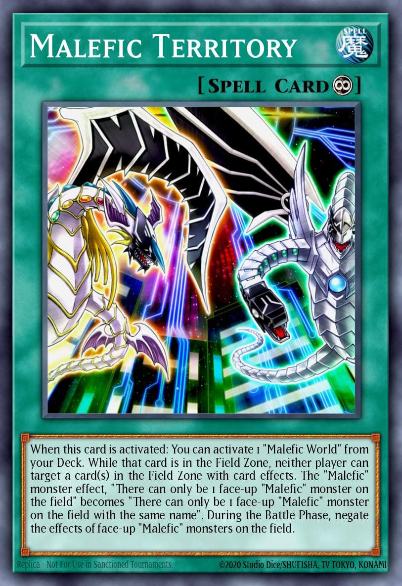 Malefic Territory — Duel Overload Yu-Gi-Oh! card by KAZUKI TAKAHASHI