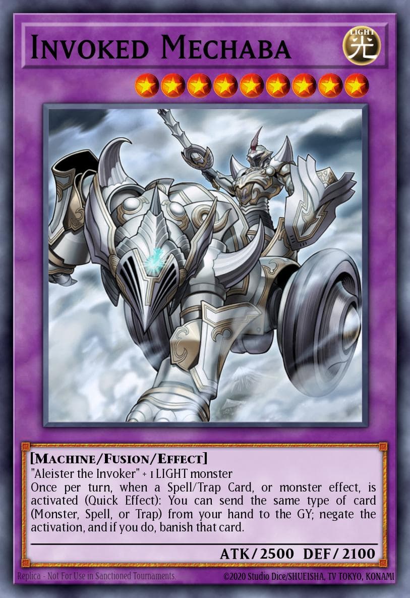 Invoked Mechaba — Fusion Enforcers Yu-Gi-Oh! card by KAZUKI TAKAHASHI