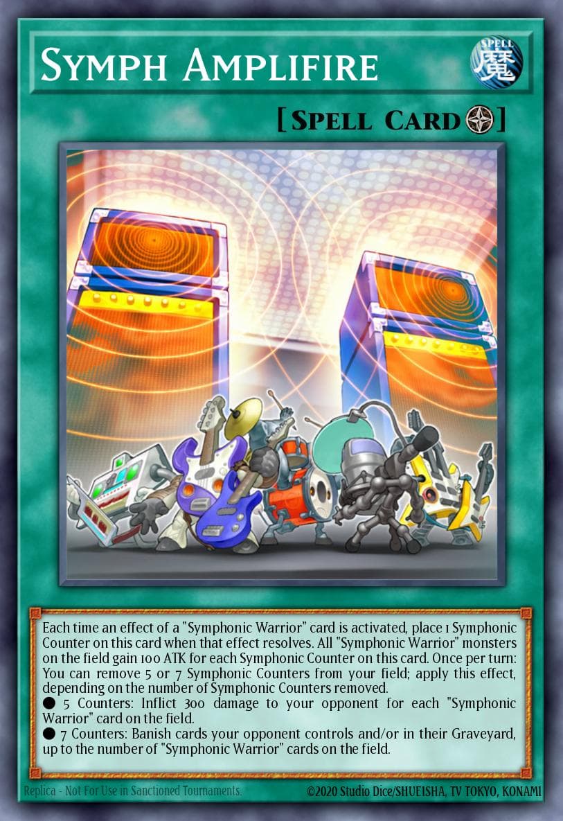 Symph Amplifire — Raging Tempest Yu-Gi-Oh! card by KAZUKI TAKAHASHI