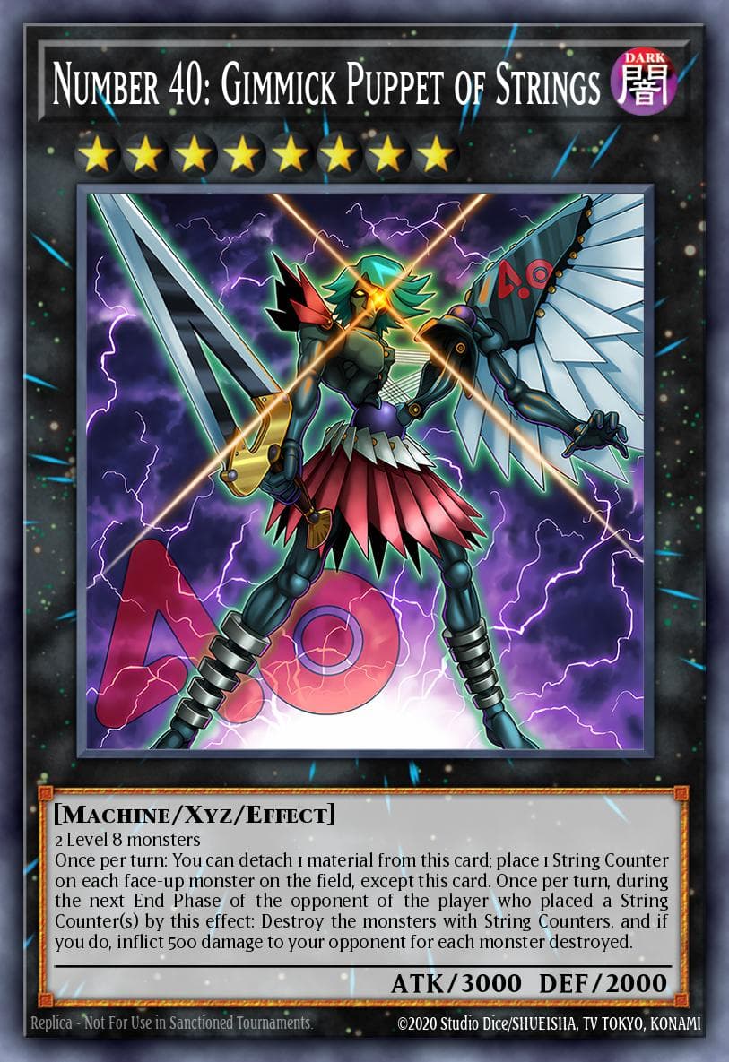 Number 40: Gimmick Puppet of Strings — Shonen Jump Magazine Promos Yu-Gi-Oh! card by KAZUKI TAKAHASHI