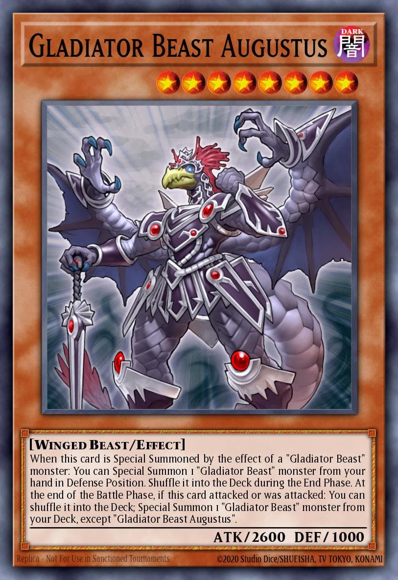 Gladiator Beast Augustus — 2015 Mega-Tins Mega Pack