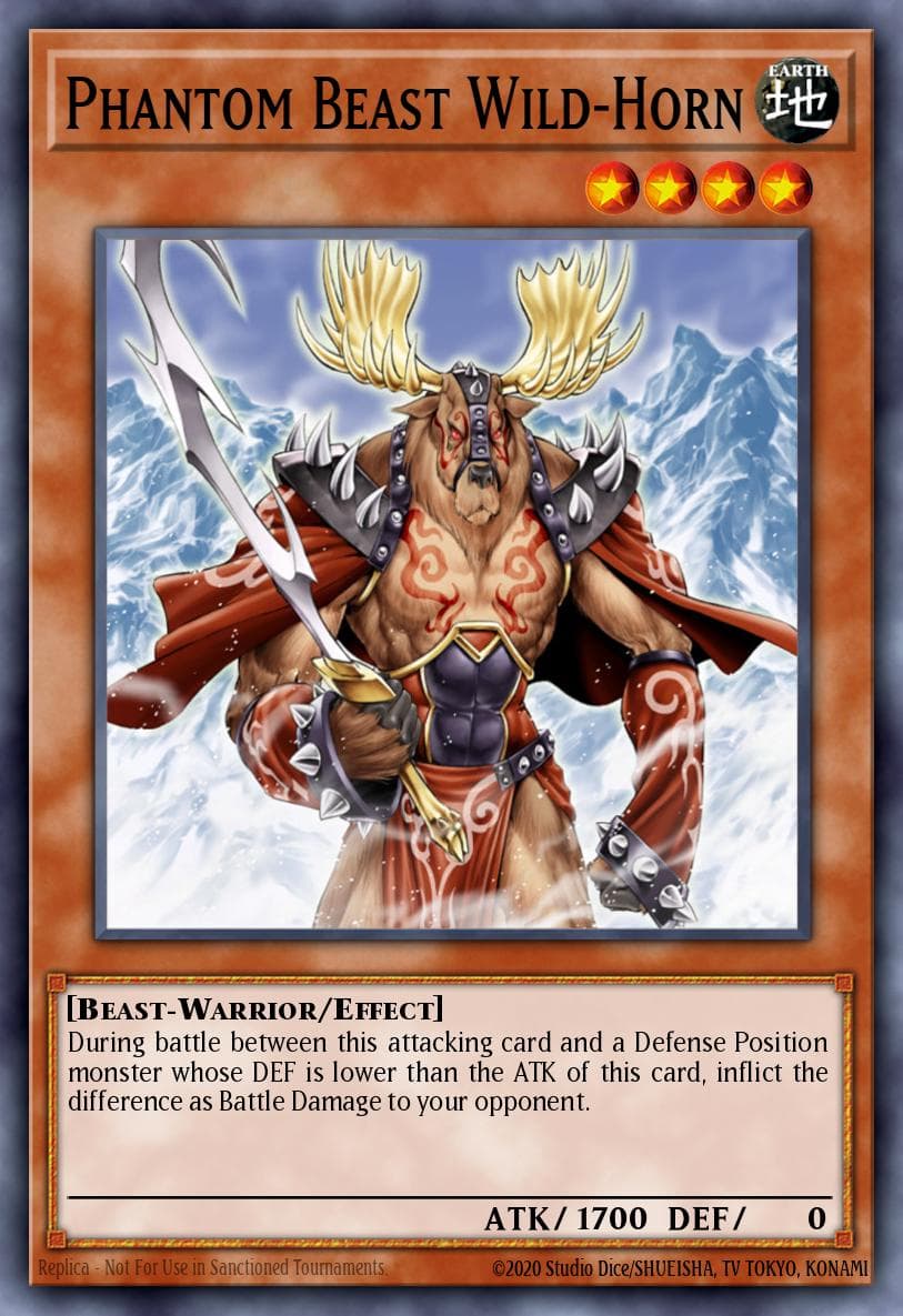 Phantom Beast Wild-Horn — GX Tag Force Promo
