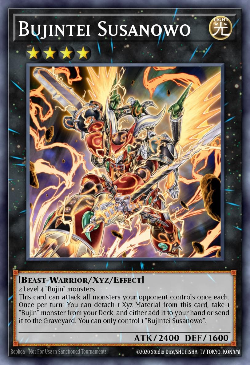 Bujintei Susanowo — Yu-Gi-Oh! card
