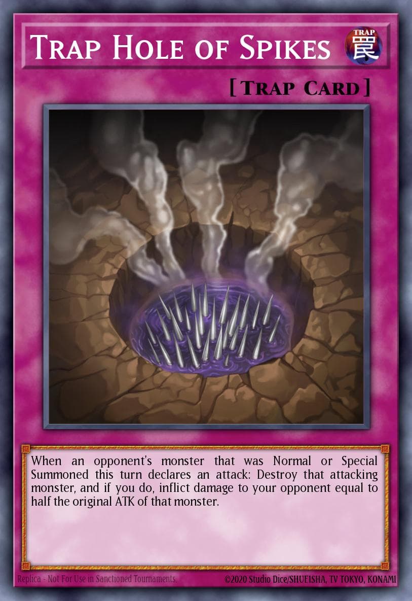 Trap Hole of Spikes — Yu-Gi-Oh! card
