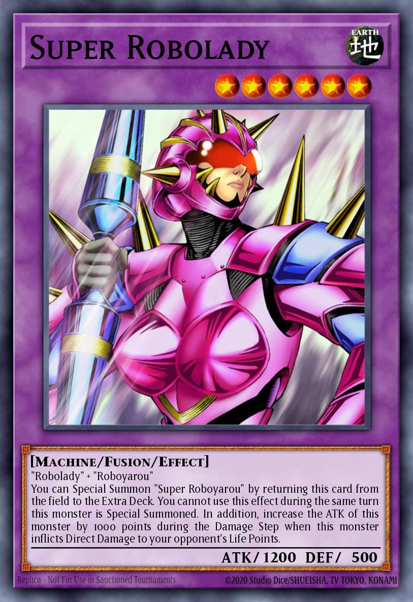 Super Robolady — Legacy of Darkness (Worldwide English) Yu-Gi-Oh! card by KAZUKI TAKAHASHI