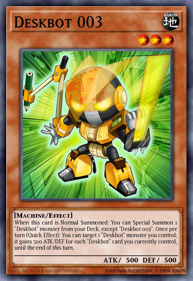 Deskbot 003 — 2015 Mega-Tins Mega Pack Yu-Gi-Oh! card by KAZUKI TAKAHASHI