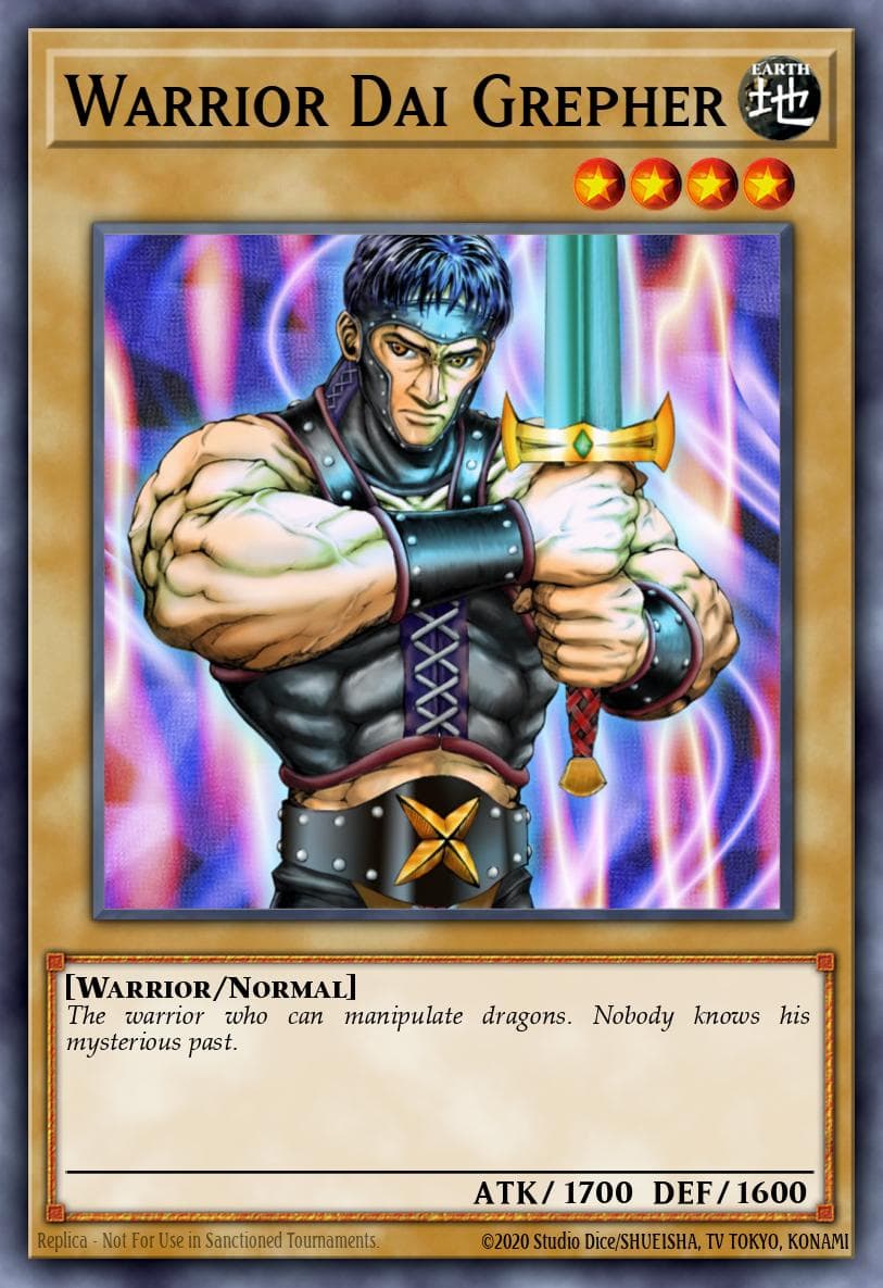 Warrior Dai Grepher — Demo Deck 2015 Yu-Gi-Oh! card by KAZUKI TAKAHASHI