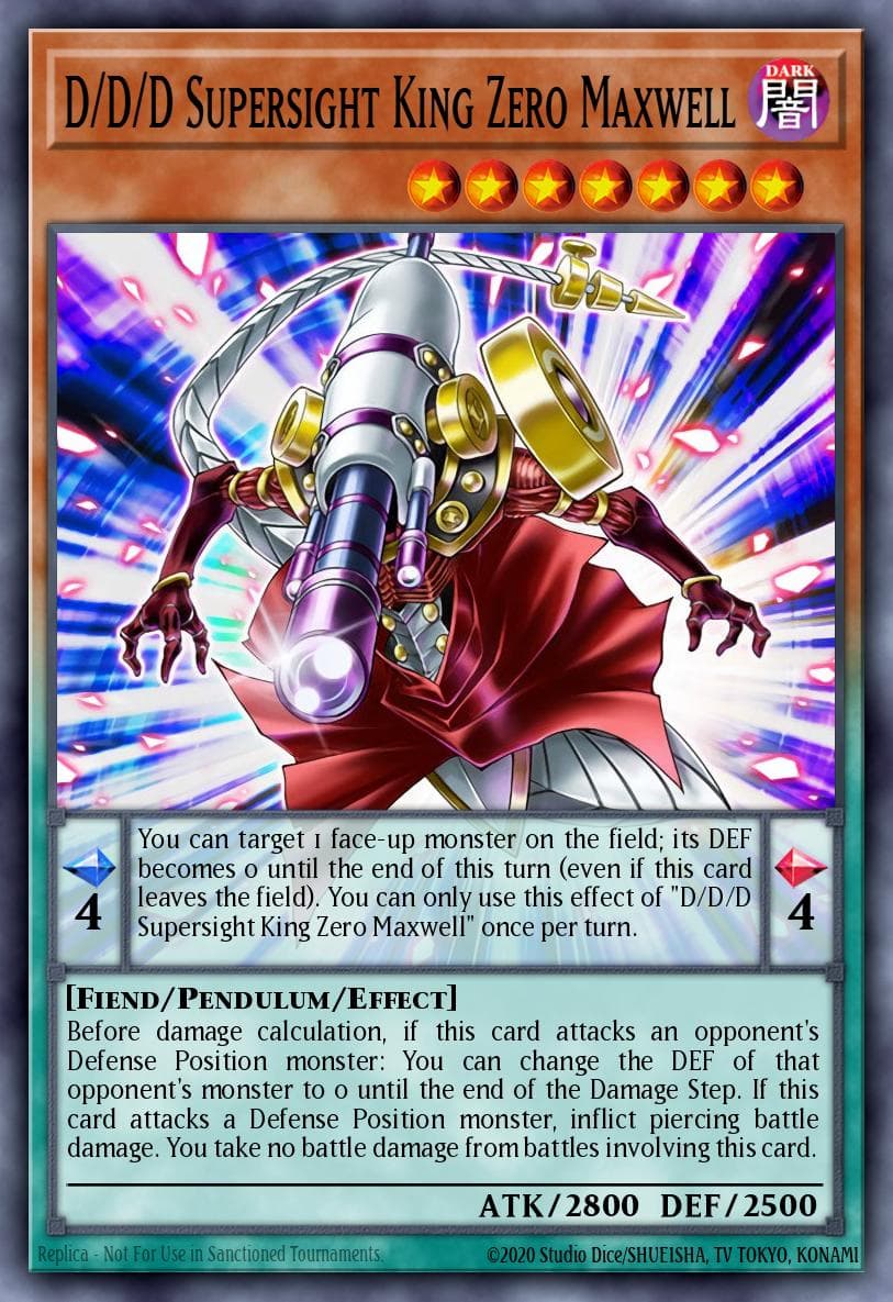 D/D/D Supersight King Zero Maxwell — 2022 Tin of the Pharaoh's Gods