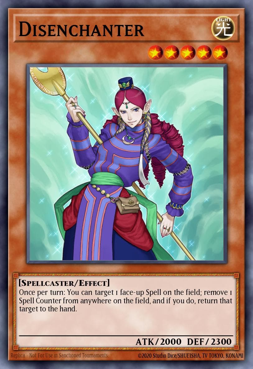 Disenchanter — Structure Deck: Spellcaster's Command Yu-Gi-Oh! card by Akira Toriyama