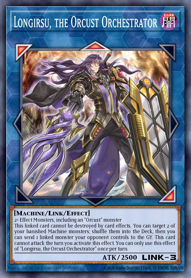 Longirsu, the Orcust Orchestrator — Soul Fusion Yu-Gi-Oh! card by KAZUKI TAKAHASHI