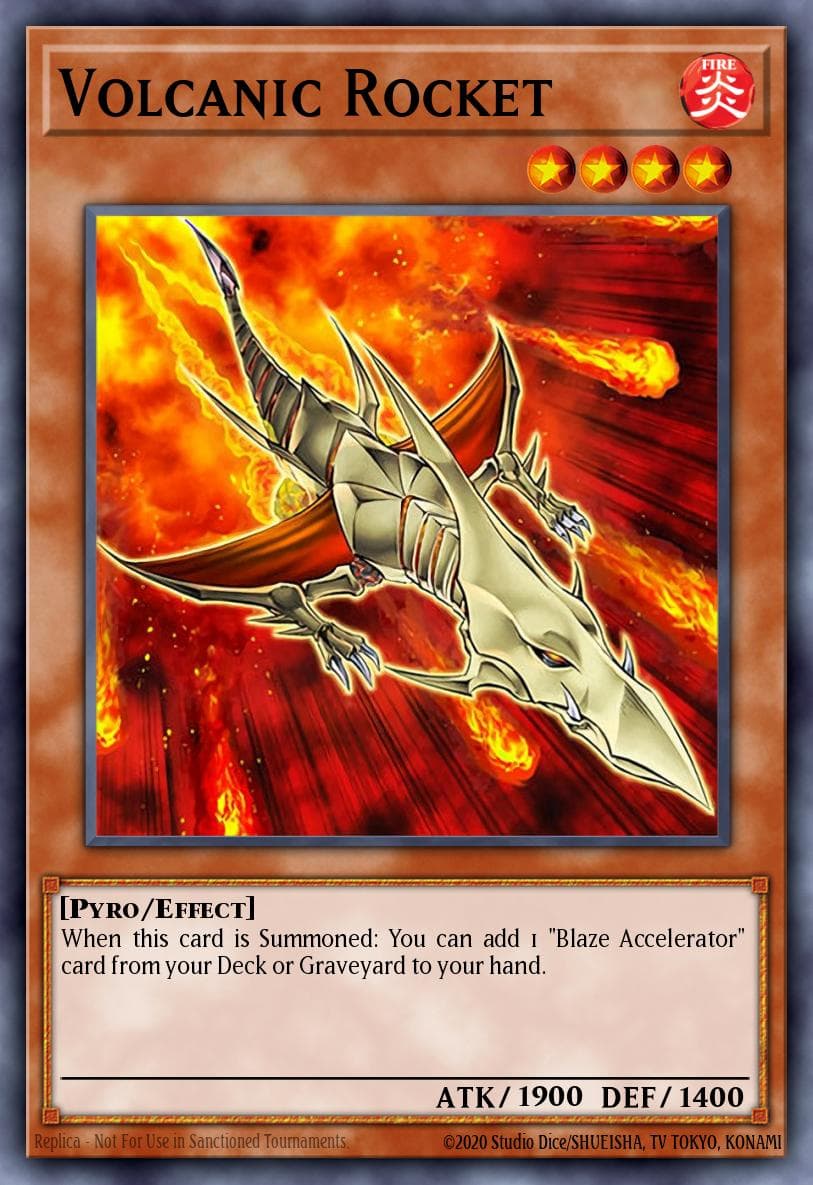 Volcanic Rocket — Sneak Preview Series 3 Yu-Gi-Oh! card by KAZUKI TAKAHASHI