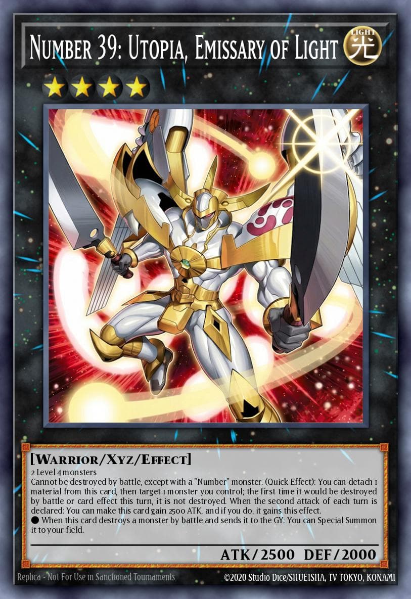 Number 39: Utopia the Envoy of Light — ygo-unknown