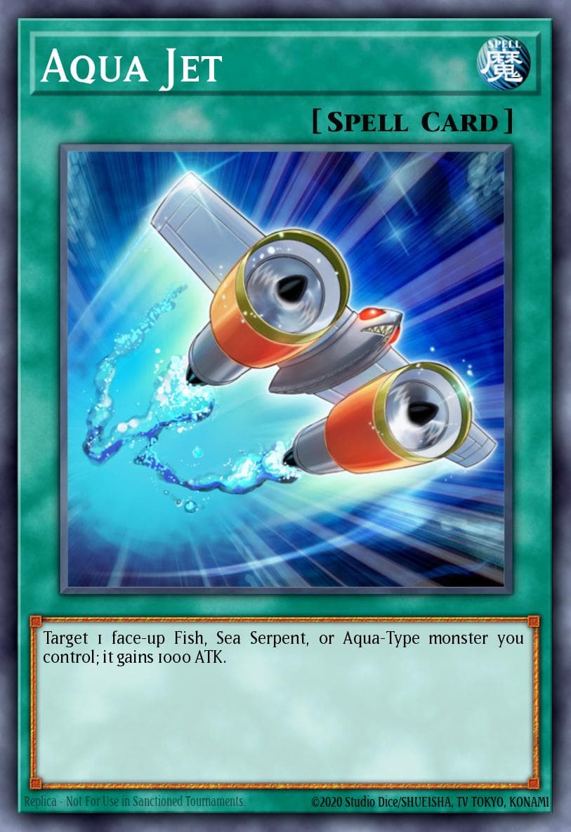 Aqua Jet — Structure Deck: Realm of the Sea Emperor Yu-Gi-Oh! card by KAZUKI TAKAHASHI