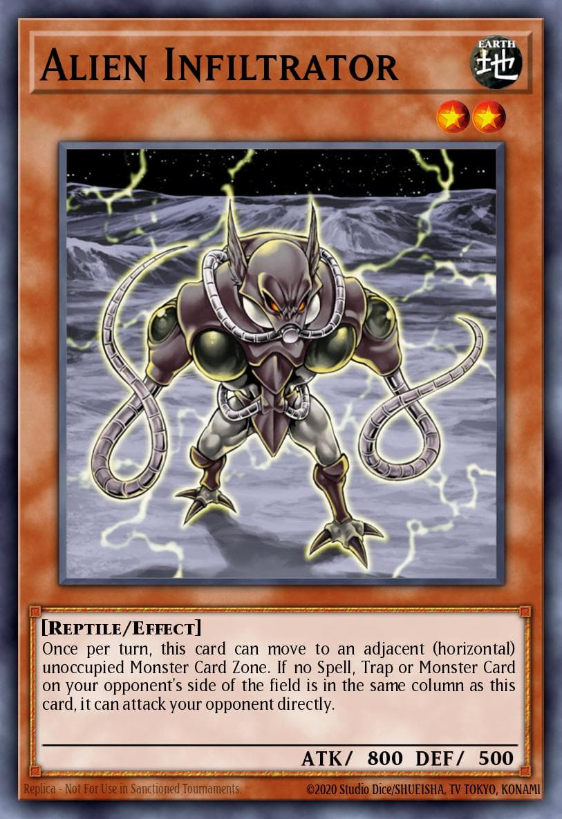 Alien Infiltrator — Cyberdark Impact Yu-Gi-Oh! card by KAZUKI TAKAHASHI