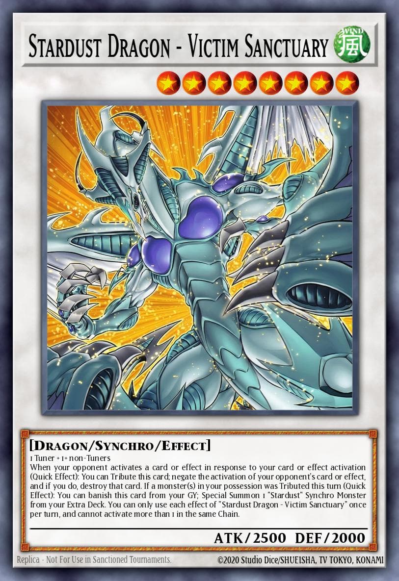 Stardust Dragon - Victim Sanctuary — ygo-unknown
