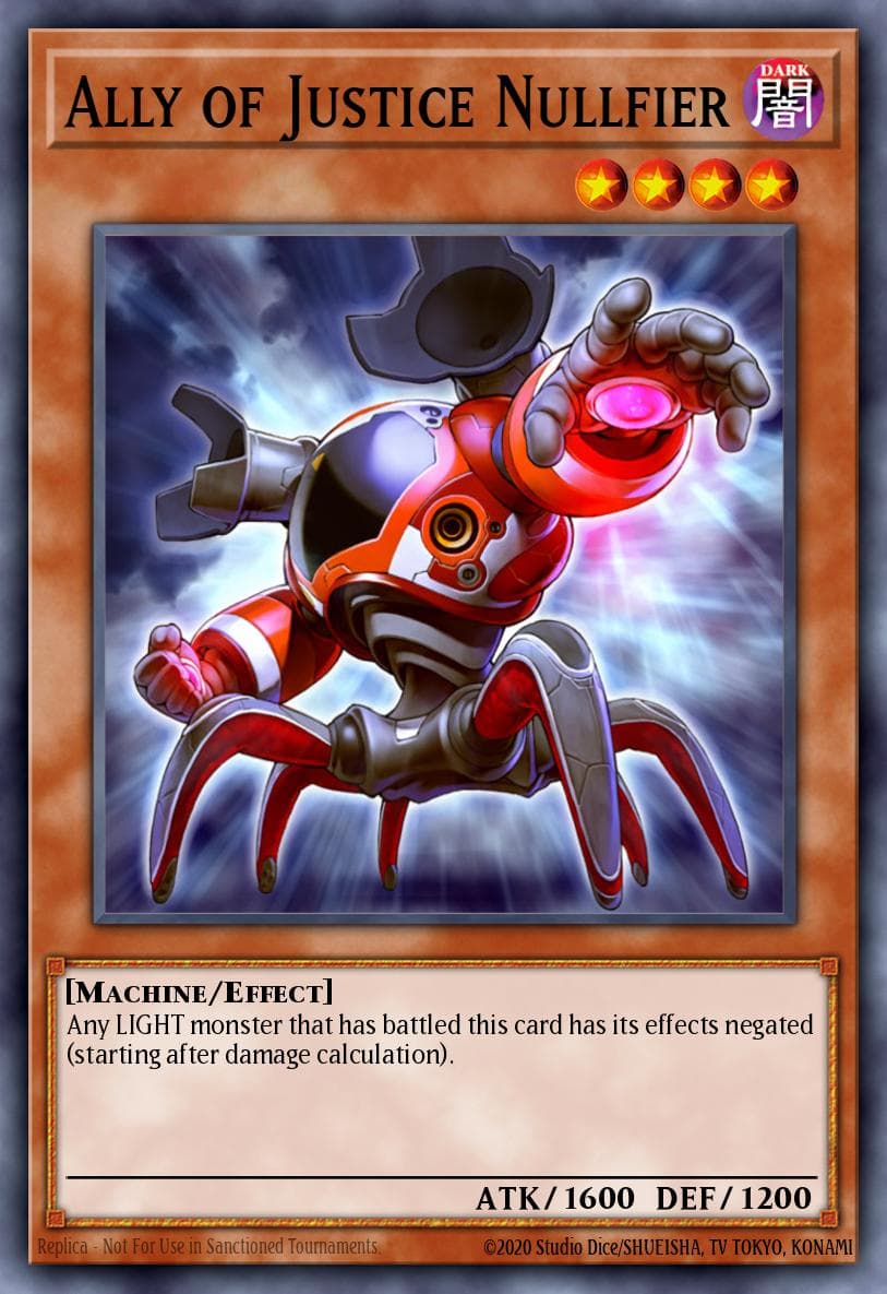 Ally of Justice Nullfier — Hidden Arsenal 2 Yu-Gi-Oh! card by RAIZA