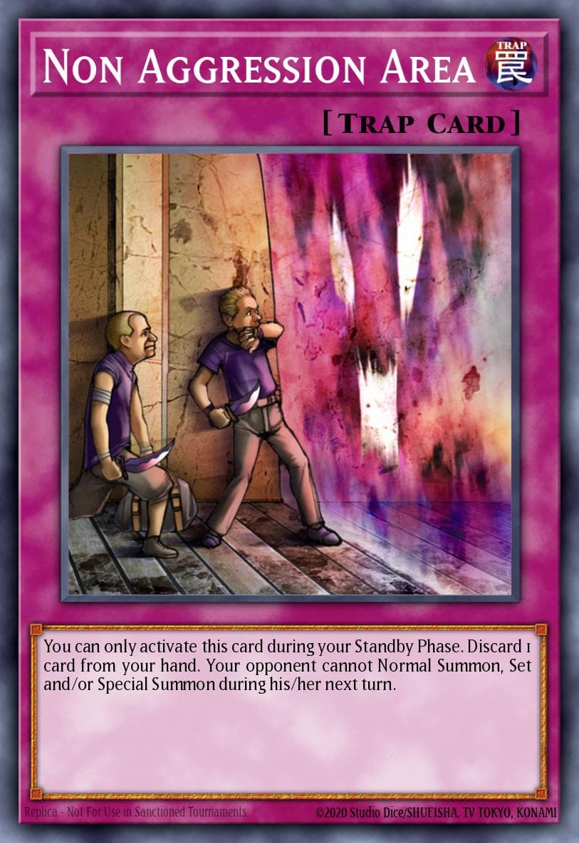 Non Aggression Area — Pharaonic Guardian Yu-Gi-Oh! card by KAZUKI TAKAHASHI