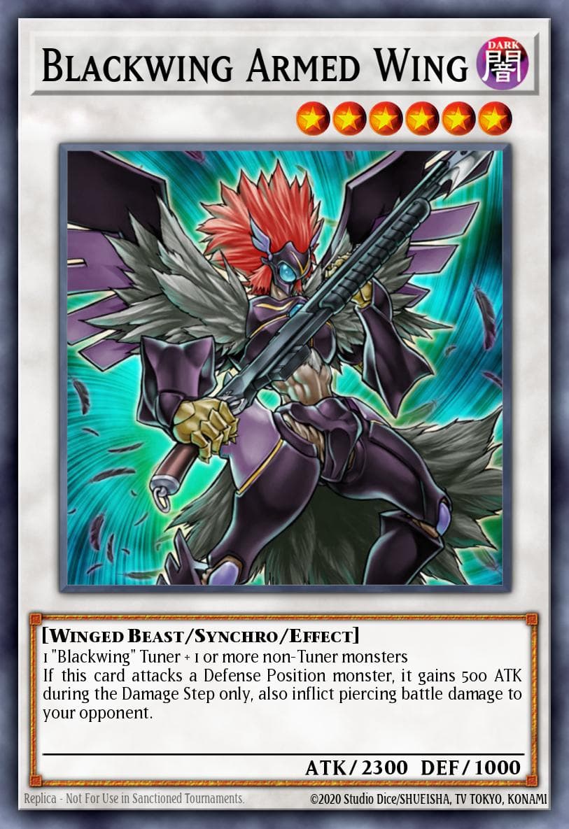 Blackwing Armed Wing — Yu-Gi-Oh! card