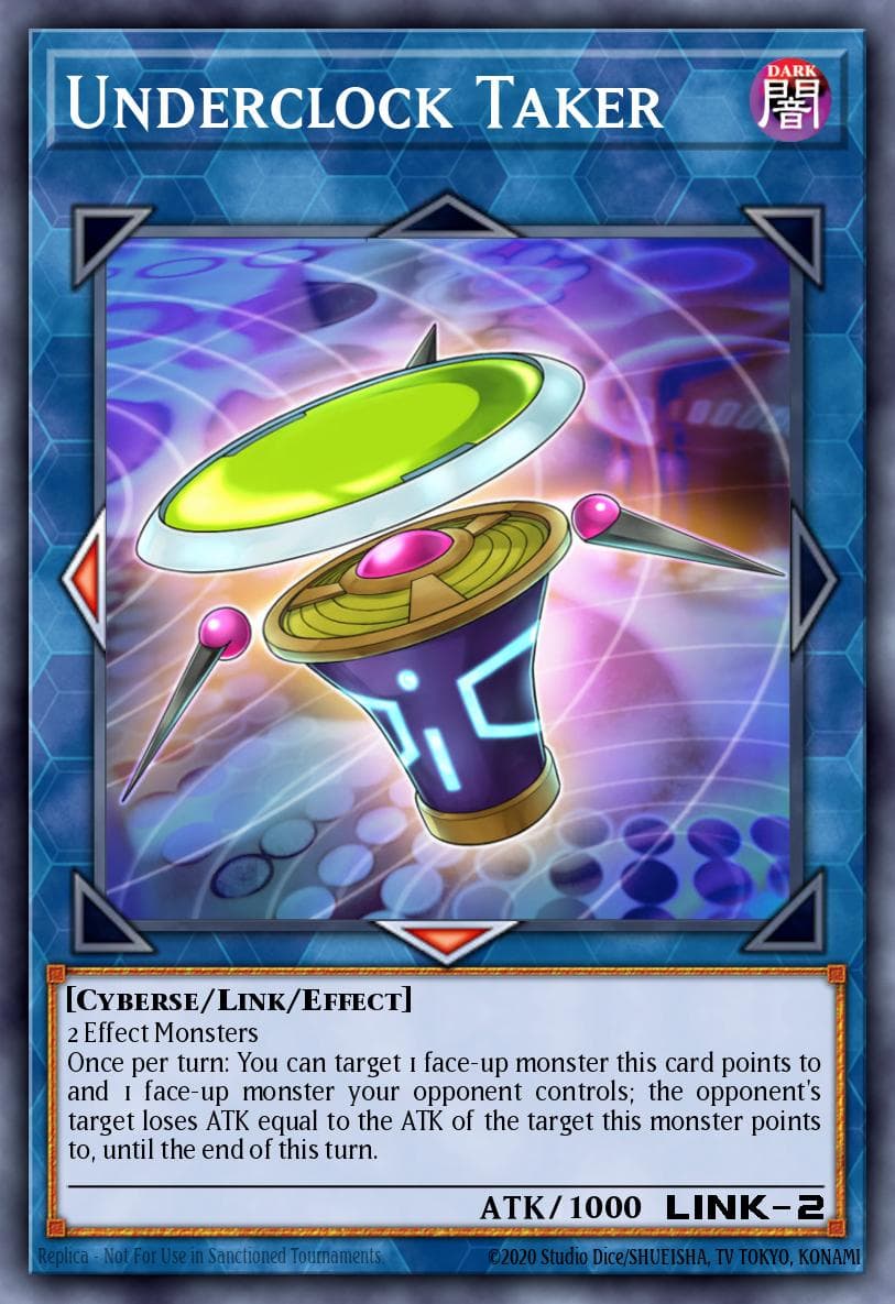 Underclock Taker — OTS Tournament Pack 8 Yu-Gi-Oh! card by KAZUKI TAKAHASHI