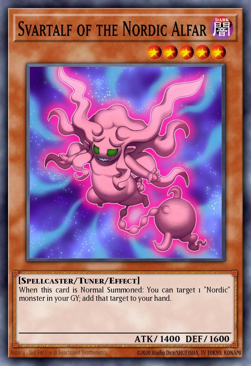 Svartalf of the Nordic Alfar — Legendary Hero Decks Yu-Gi-Oh! card by KAZUKI TAKAHASHI