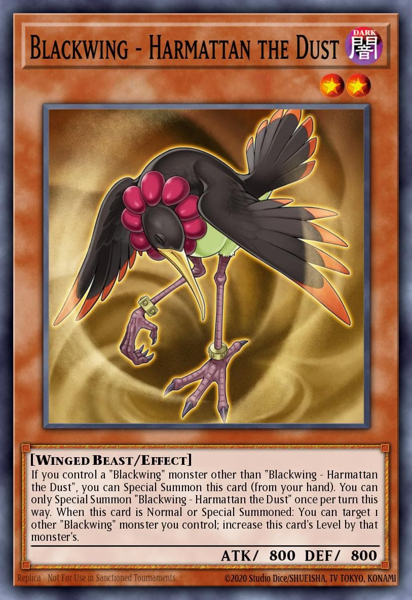 Blackwing - Harmattan the Dust — 2016 Mega-Tins Mega Pack Yu-Gi-Oh! card by KAZUKI TAKAHASHI