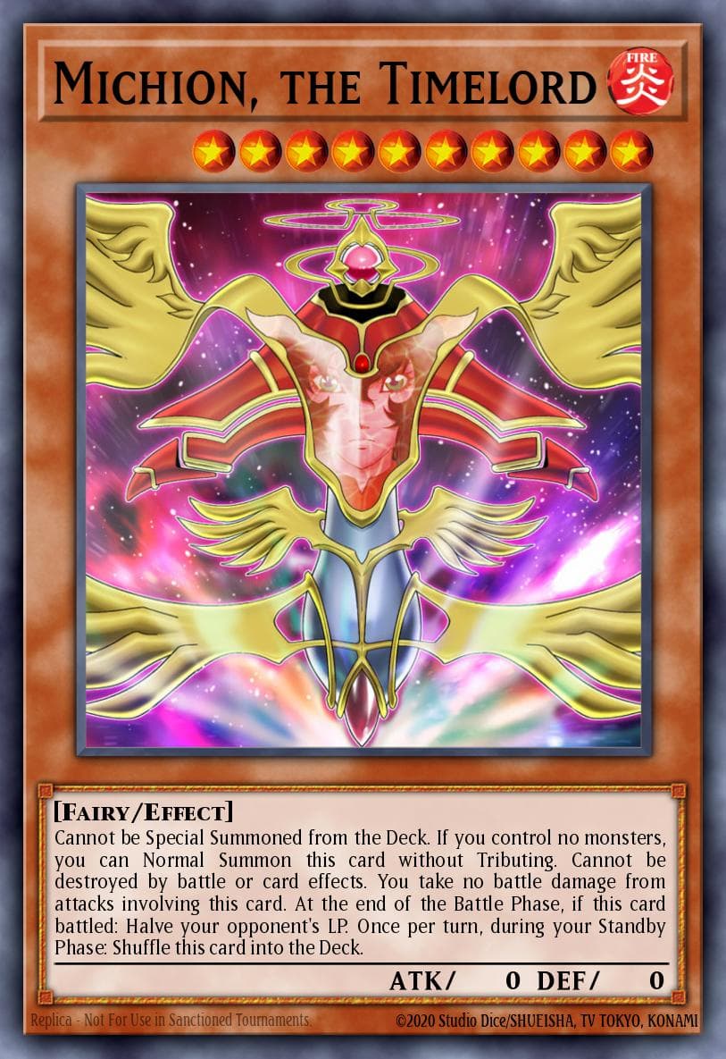Michion, the Timelord — Yu-Gi-Oh! card
