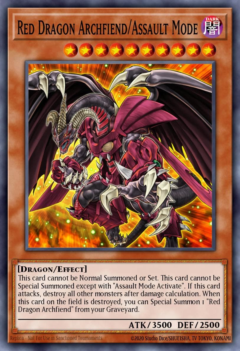 Red Dragon Archfiend/Assault Mode — Yu-Gi-Oh! card