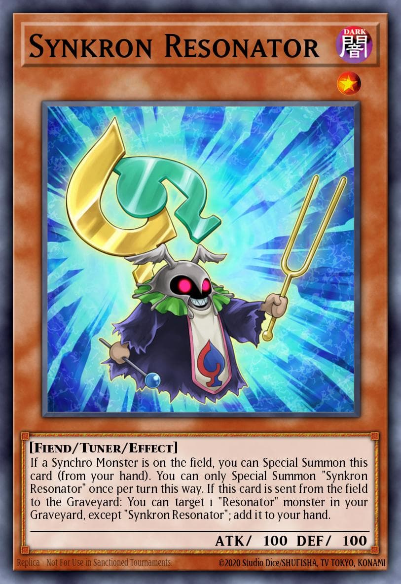 Synkron Resonator — Yu-Gi-Oh! card