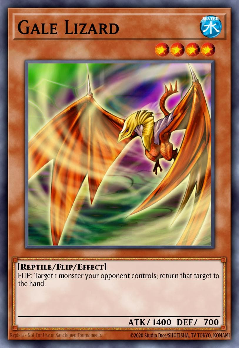 Gale Lizard — Dark Revelation Volume 2 Yu-Gi-Oh! card by KAZUKI TAKAHASHI