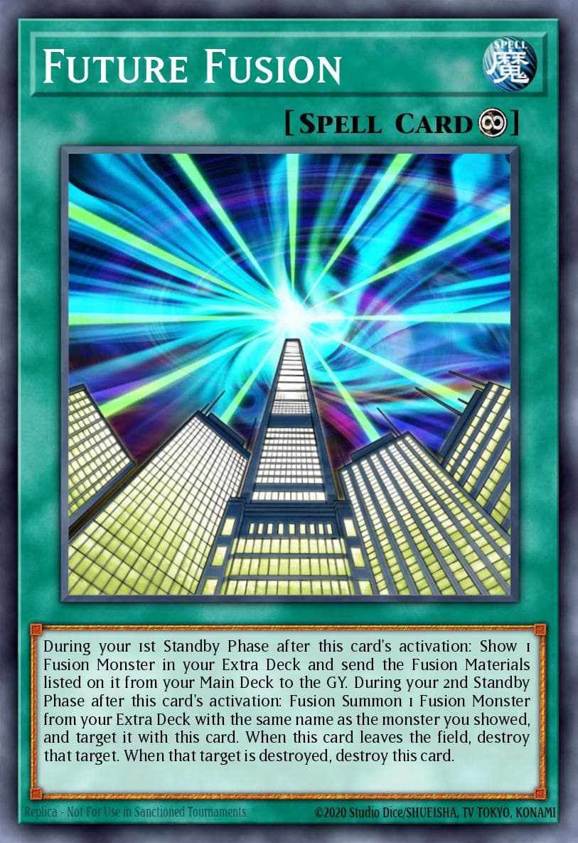 Future Fusion — Gold Series 2009 Yu-Gi-Oh! card by Katsuhiro Karasawa