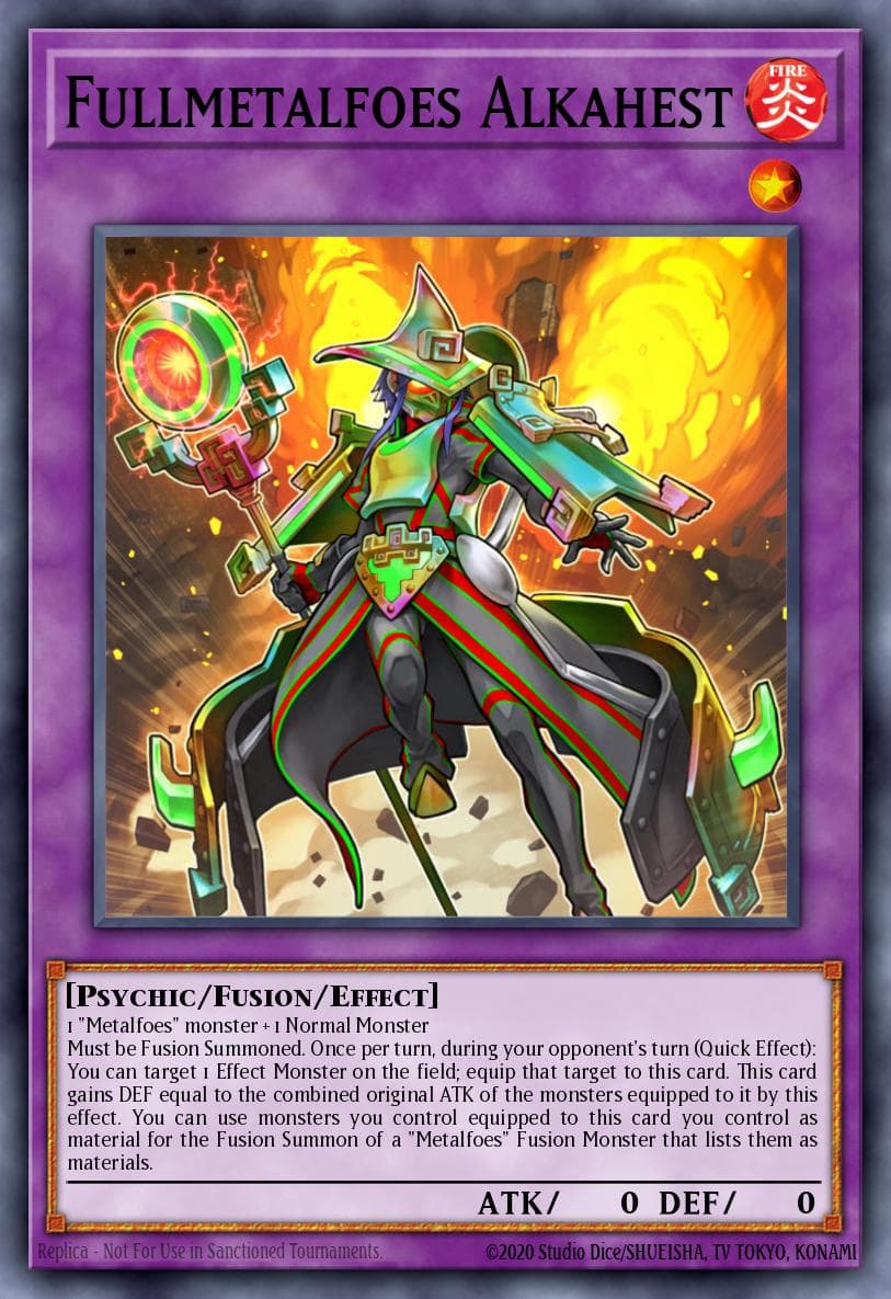 Fullmetalfoes Alkahest — Battles of Legend: Relentless Revenge Yu-Gi-Oh! card by KAZUKI TAKAHASHI