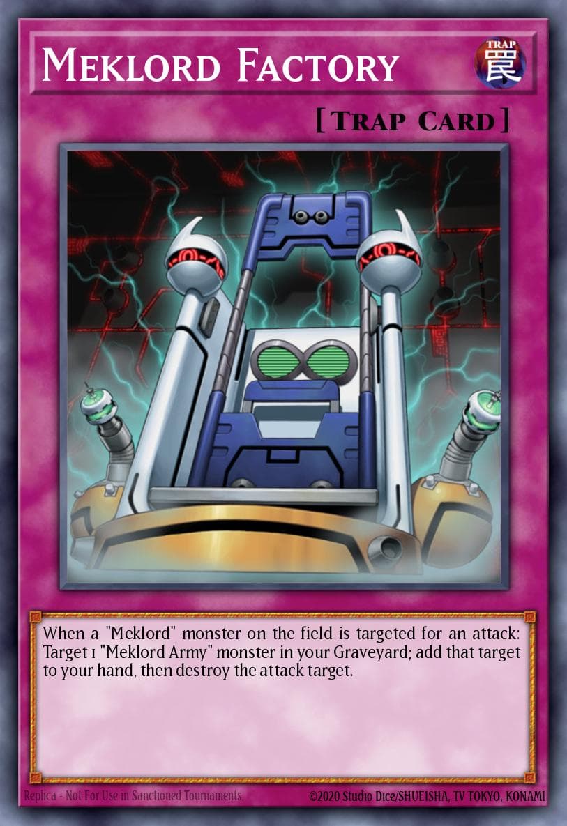 Meklord Factory — Extreme Victory Yu-Gi-Oh! card by KAZUKI TAKAHASHI
