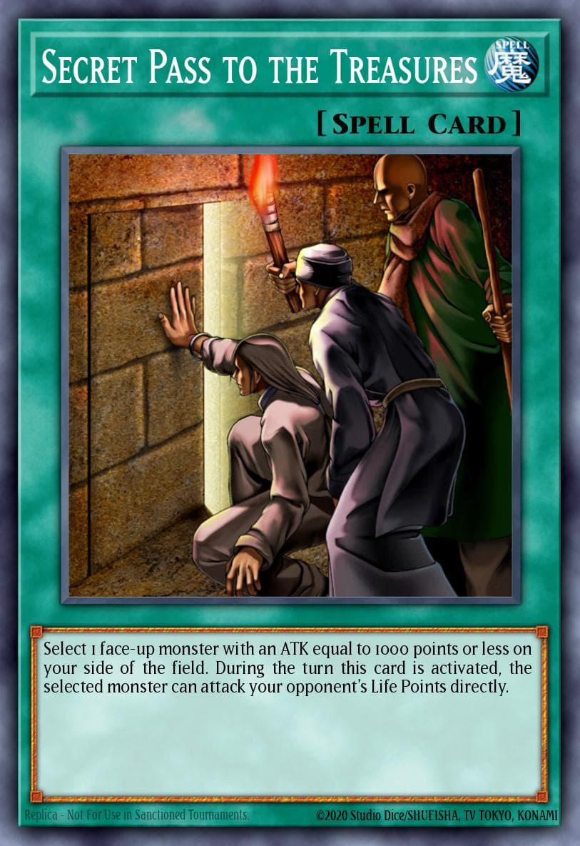 Secret Pass to the Treasures — Pharaonic Guardian Yu-Gi-Oh! card by KAZUKI TAKAHASHI