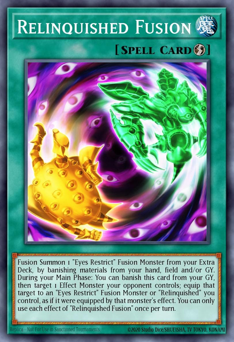 Relinquished Fusion — Yu-Gi-Oh! card