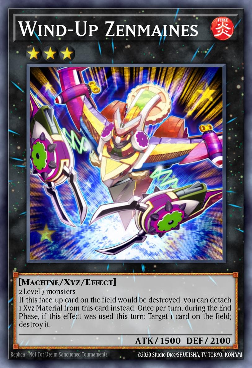 Wind-Up Zenmaines — 2012 Collectors Tin Yu-Gi-Oh! card by KAZUKI TAKAHASHI
