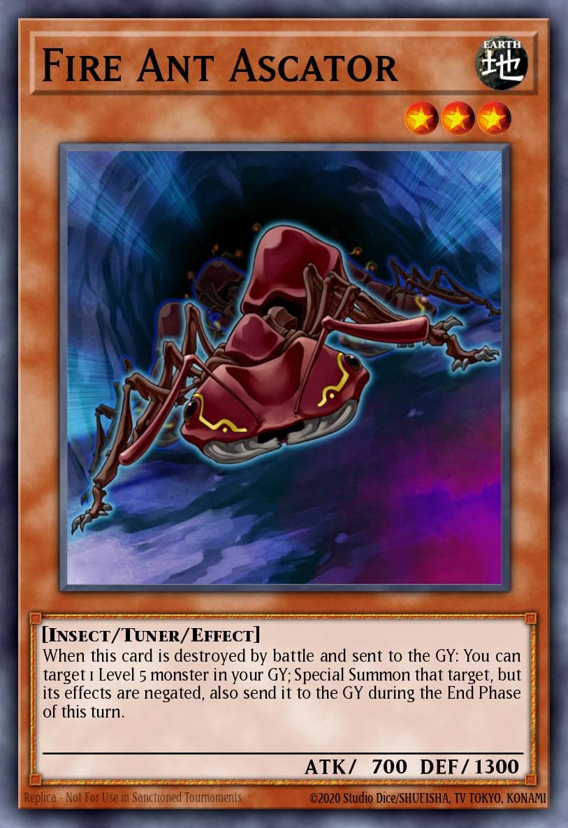 Fire Ant Ascator — Legendary Duelists: Immortal Destiny Yu-Gi-Oh! card by KAZUKI TAKAHASHI