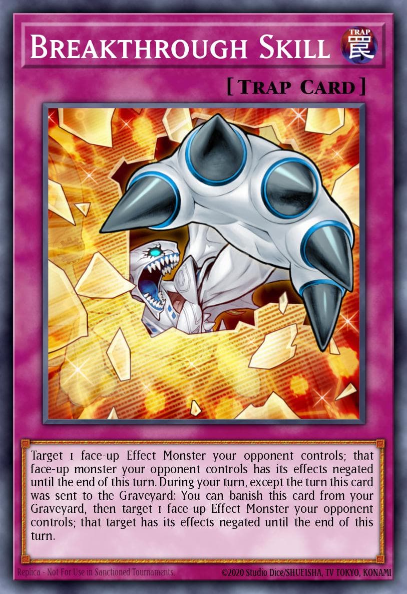 Breakthrough Skill — Yu-Gi-Oh! card