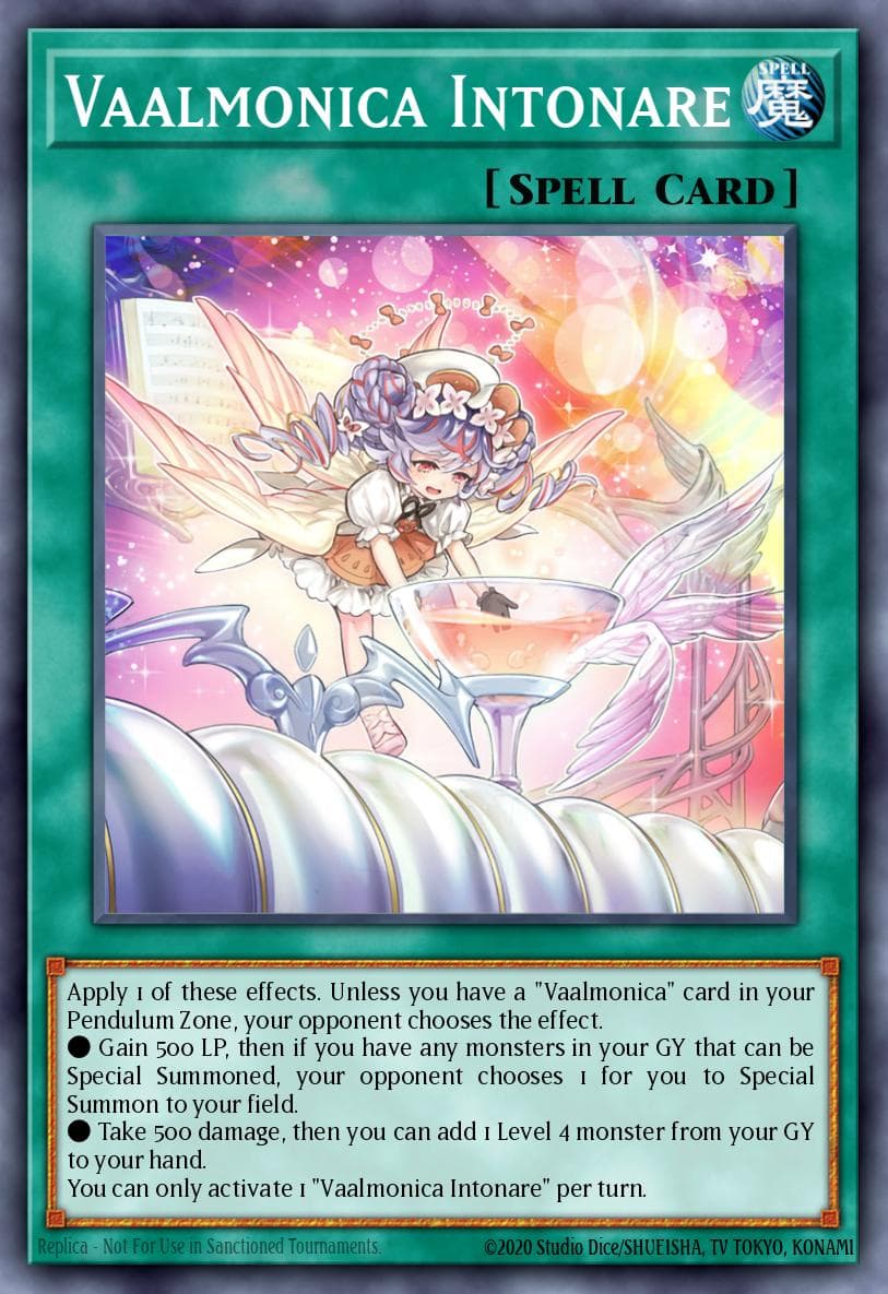 Vaalmonica Intonare — Valiant Smashers Yu-Gi-Oh! card by Shunsuke Kamata