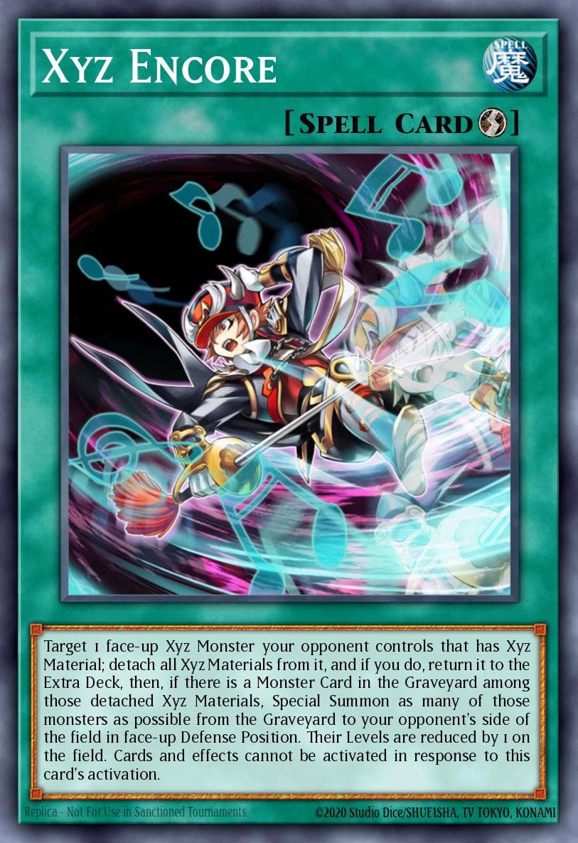 Xyz Encore — Judgment of the Light Yu-Gi-Oh! card by SAKURA TAKAHASHI