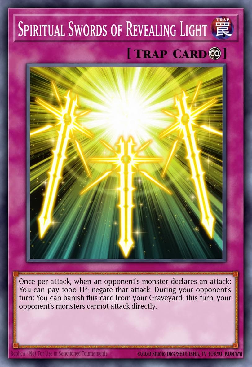 Spiritual Swords of Revealing Light — The Dark Side of Dimensions Movie Pack: Gold Edition Yu-Gi-Oh! card by KAZUKI TAKAHASHI