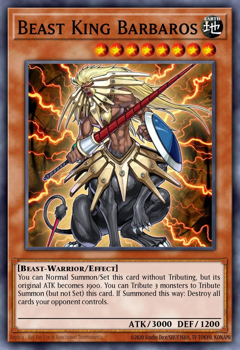 Beast King Barbaros — Yu-Gi-Oh! card