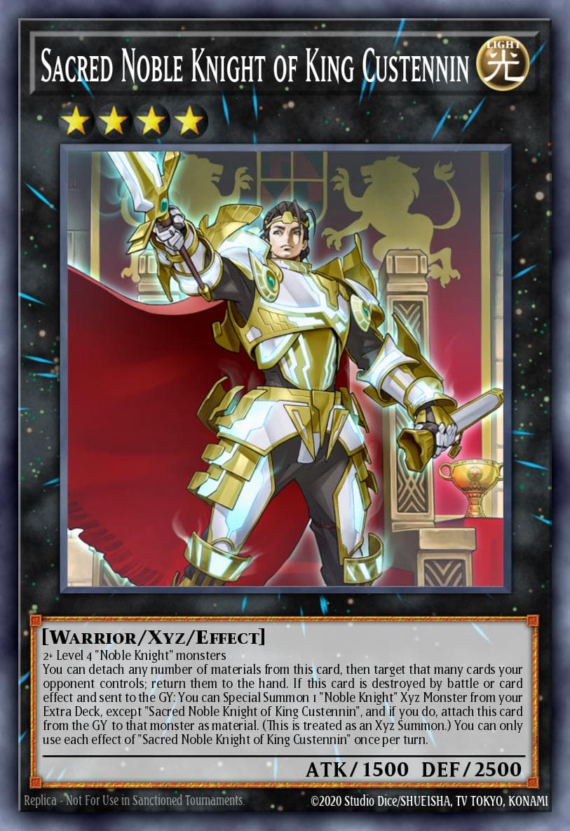 Sacred Noble Knight of King Custennin — 2019 Gold Sarcophagus Tin Mega Pack