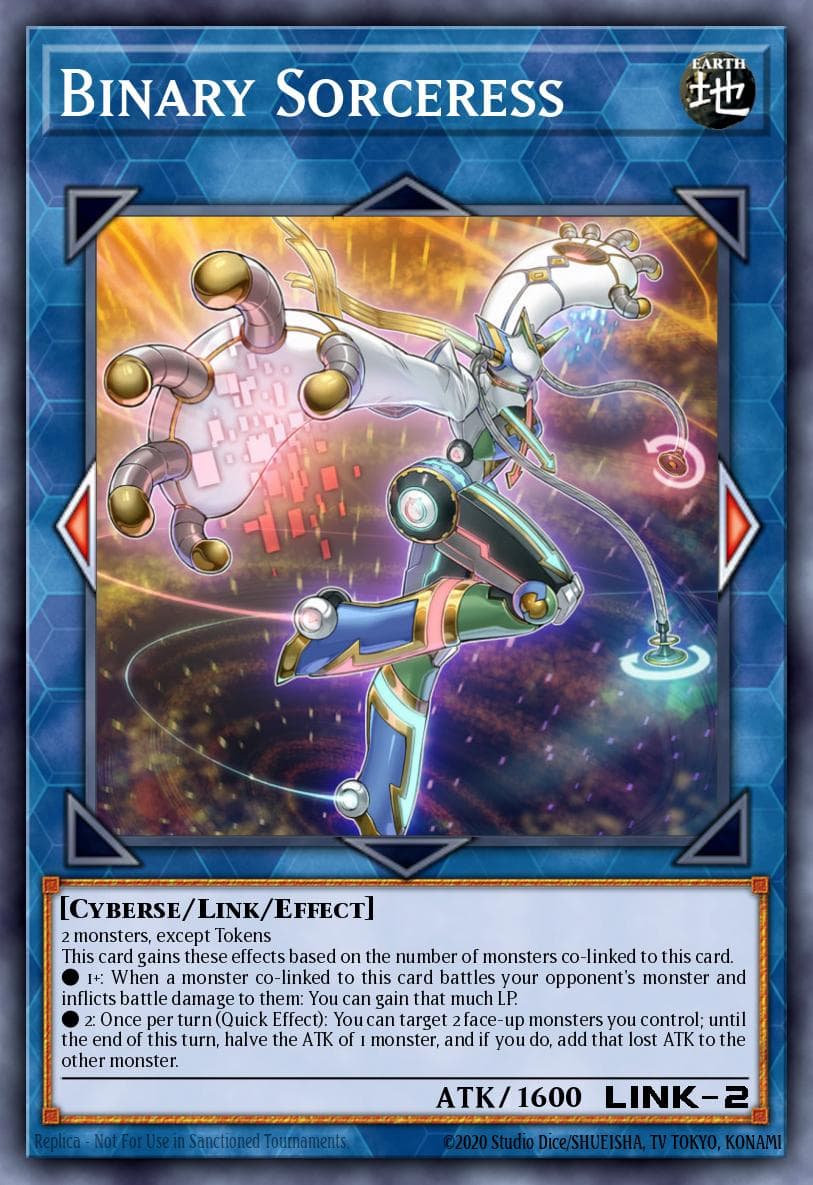 Binary Sorceress — Structure Deck: Cyberse Link Yu-Gi-Oh! card by KAZUKI TAKAHASHI