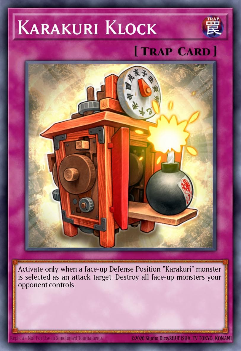 Karakuri Klock — Starstrike Blast Yu-Gi-Oh! card by TAKAHA