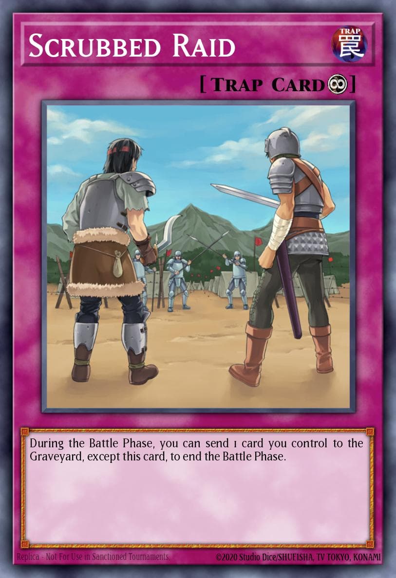 Scrubbed Raid — Yu-Gi-Oh! card