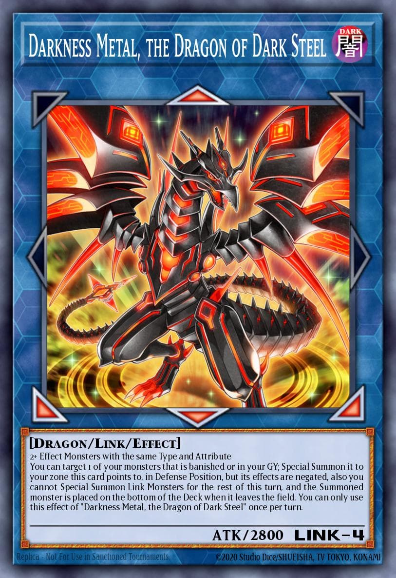 Darkness Metal, the Dragon of Dark Steel — Yu-Gi-Oh! card