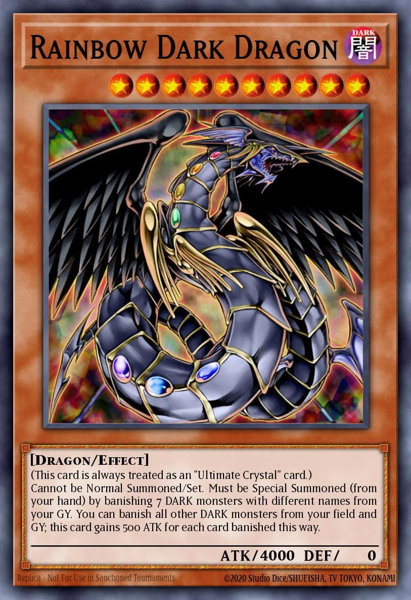 Rainbow Dark Dragon — Structure Deck: Sacred Beasts Yu-Gi-Oh! card by Shueisha