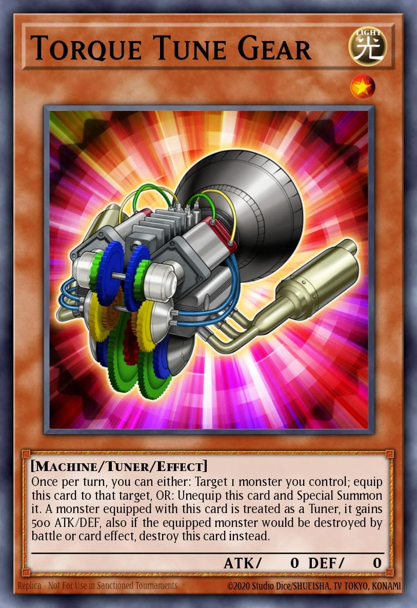 Torque Tune Gear — Structure Deck: Mechanized Madness Yu-Gi-Oh! card by Konami